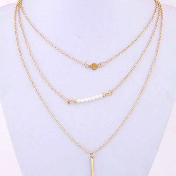 Lot of 9 necklaces layer