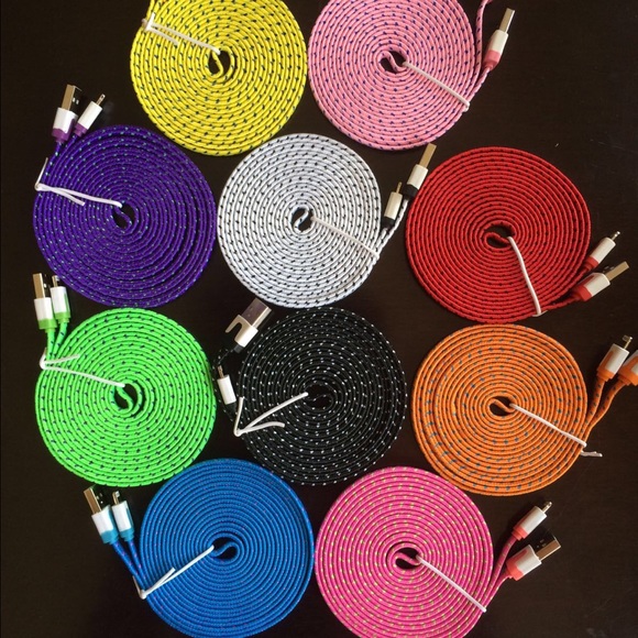 10ft DATA CHARGER CABLE iPHONE 5 5S 5C iOS8 - 2pcs