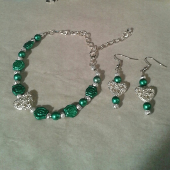 Bracelet and Earrings Set