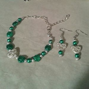 Bracelet and Earrings Set