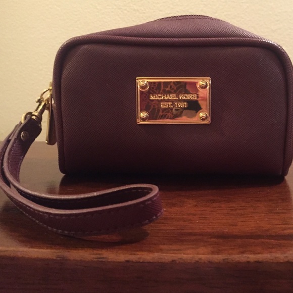 Michael Kors travel cosmetics bag