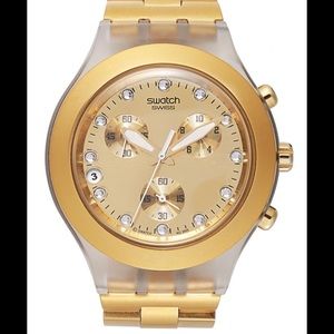 Unisex Golden Swatch Watch
