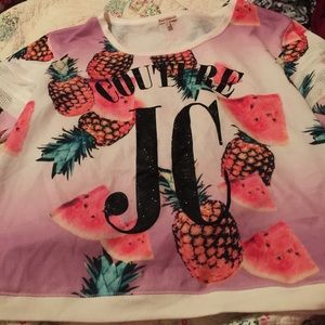 Juicy couture glitter top
