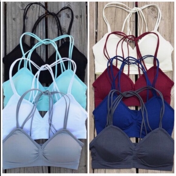 Restocked • Criss Cross Bralettes - Picture 2 of 4