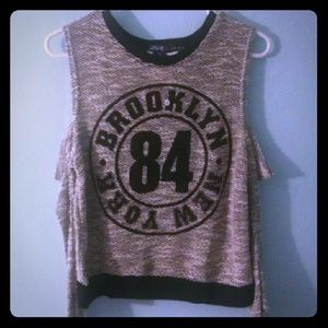 Brooklyn Black Cut Top