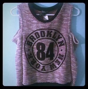 Brooklyn Burgundy cut top