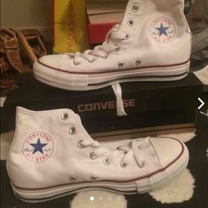 White High Top Converse