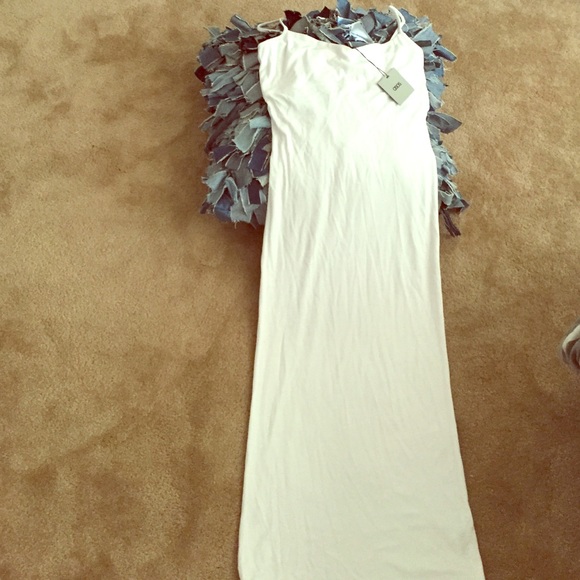 Asos white midi dress, size 10, NWT
