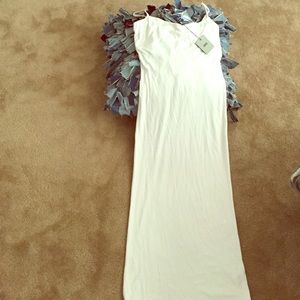 Asos white midi dress, size 10, NWT