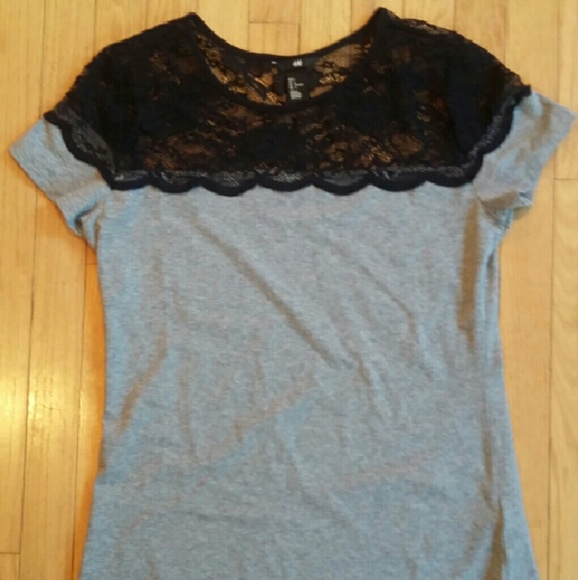 New without tags H&M lace tee