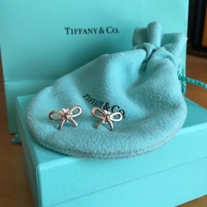 Tiffany & Co Mini Bow Earrings