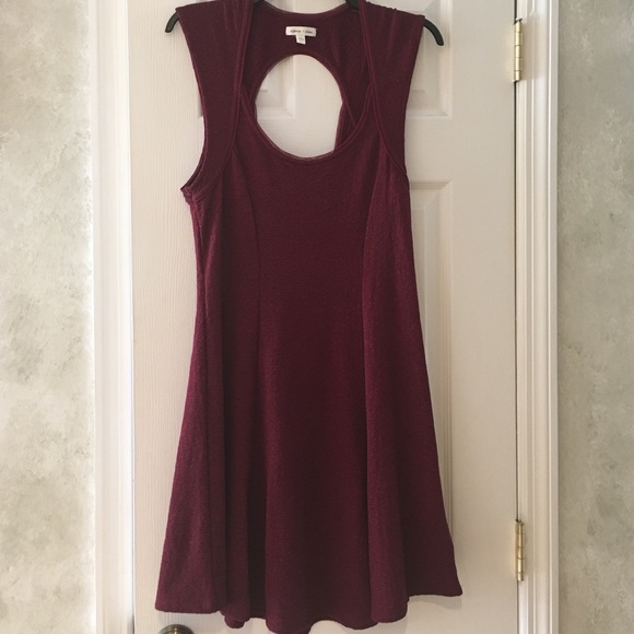 Silence & Noise, Burgundy Dress, Size L