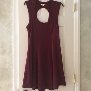 Silence & Noise, Burgundy Dress, Size L