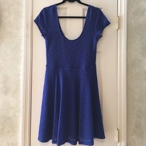 Sparkle & Fade Dress, Size L, Royal Blue