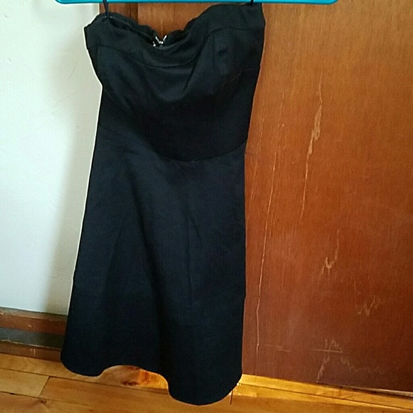 Strapless Black Dress