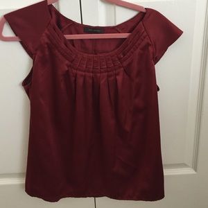The Limited maroon dress top