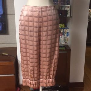 Authentic chanel silk pants