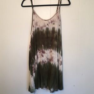 Green tye dye dress from pitaya!