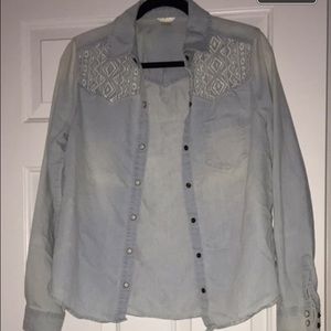 Forever 21 Denim Button Down