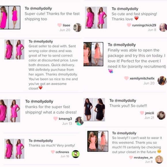 ❗️LAST ONES❗️ Scallop Mini Dress in 3 COLORS - Picture 4 of 4