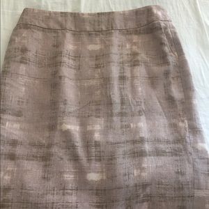 LOFT linen pencil skirt
