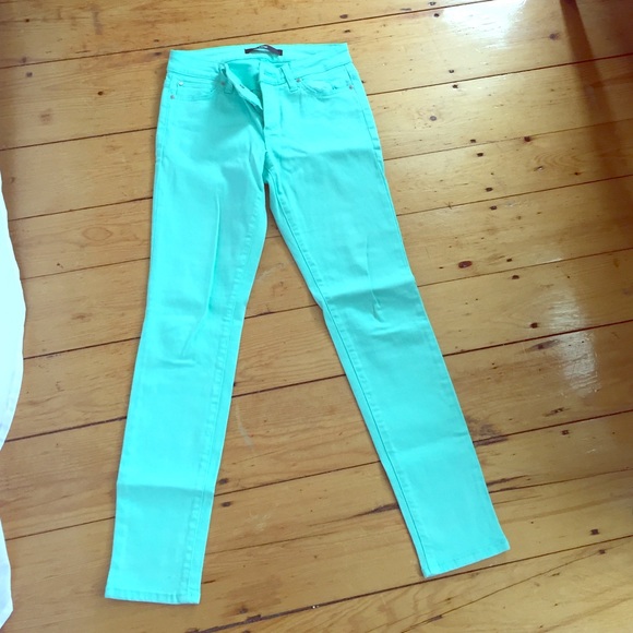 Mint Colored Jeans
