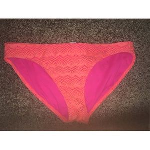 Coral swimsuit bottoms