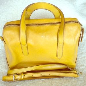 Yellow Fossil Sydney Satchel