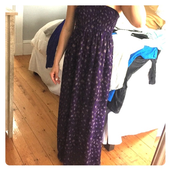 Strapless Maxi Dress