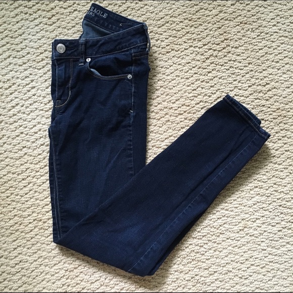 AE Dark Wash Super Stretch Skinny Jean
