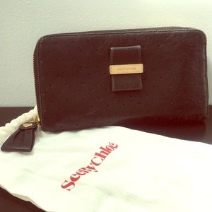 See by Chloe black leather wallet