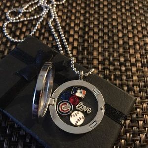 Chicago Cubs memory necklace