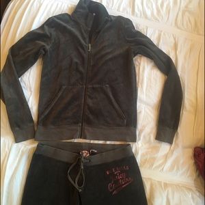 Brown Juicy Couture sweatsuit