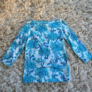 NWOT Lilly Pulitzer Andie Boatneck Top