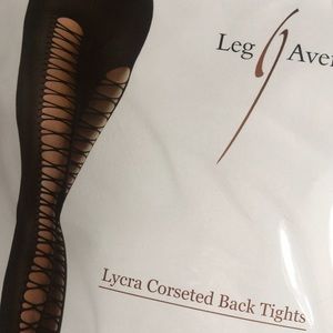 Leg Avenue Sexy Lycra Corseted Tights One Size