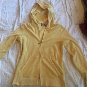 Yellow juicy couture track jacket