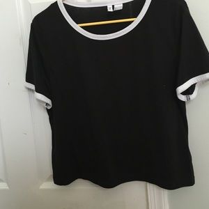 Oversized crop top