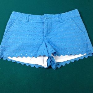 LILLY PULITZER NWOT lace shorts! Size 4 never worn