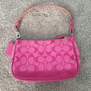 Mini pink coach purse!