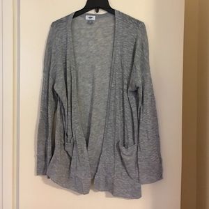 Grey cardigan