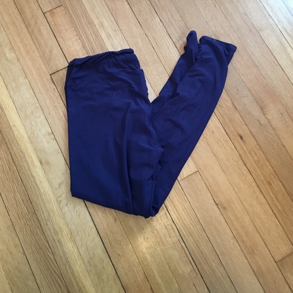 Blue tall and curvy lularoe leggings