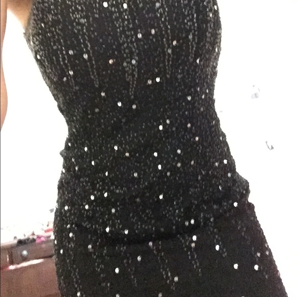 Ste'nay Dresses & Skirts - "Silk sequined stunning black beaded -gown"!!!!!!