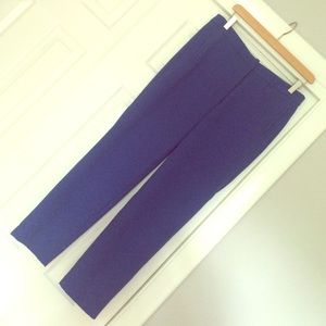 Blue ankle dress pants