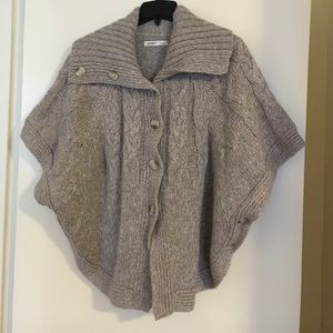 Poncho-style sweater