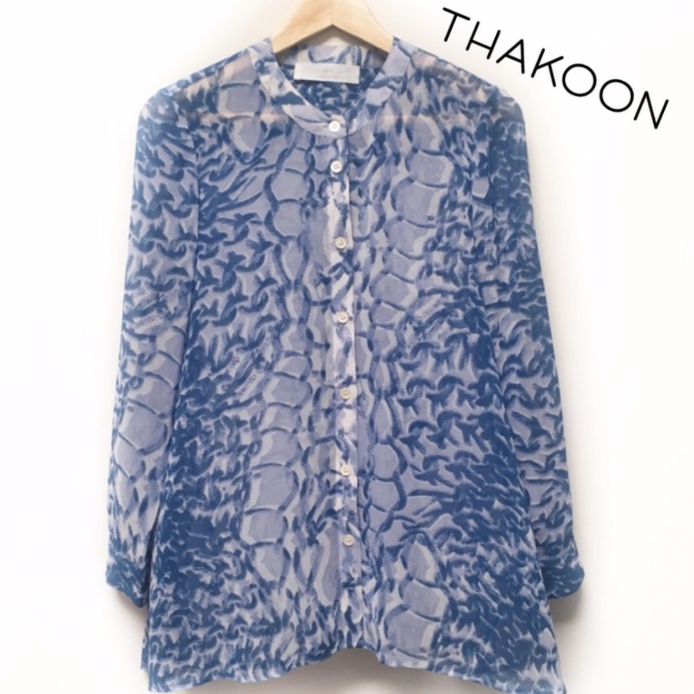 THAKOON | Silk Printed Button Down