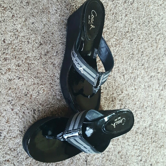 EUC Coach sandels!! Worn once!
