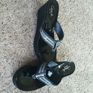 EUC Coach sandels!! Worn once!