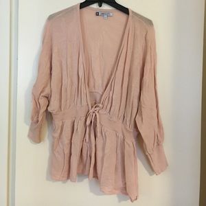 Pink cardigan