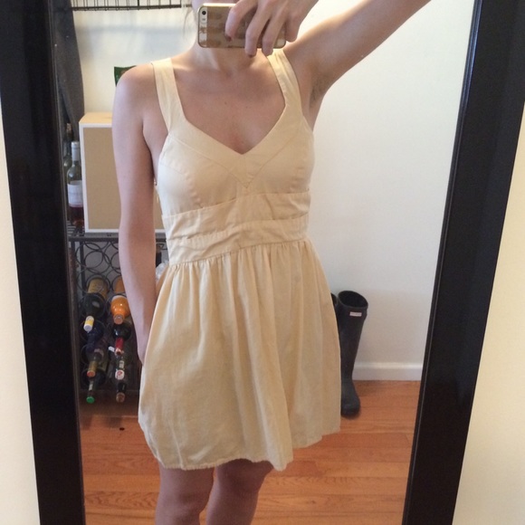 Pins & Needles Soft Yellow Summer Dress