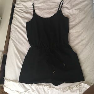 Size L black romper.